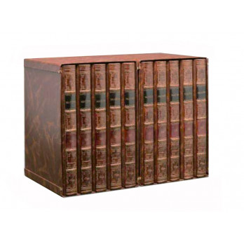 papeterie de luxe Classeur A4 25mm façon livres anciens El Casco papeterie de luxe Classeur A4 25mm façon livres anciens El Casco